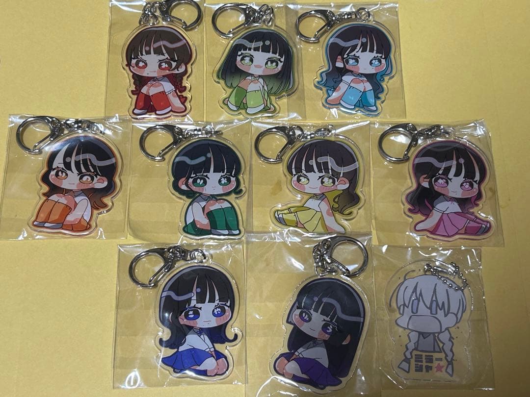 当たりミラーシャ付き！　ルミナスウィッチーズ　アクリルキーホルダー　コンプセット