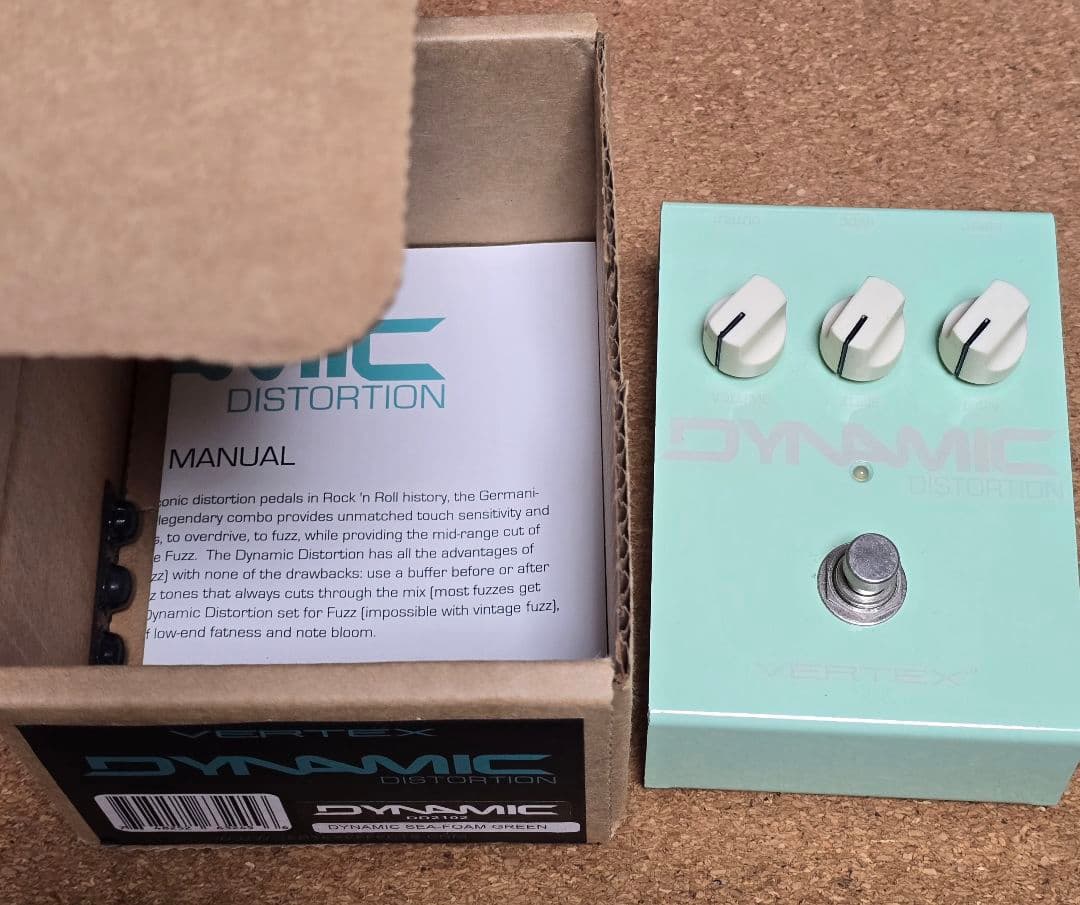 VERTEX DYNAMIC DISTORTION ギターエフェクター 箱あり