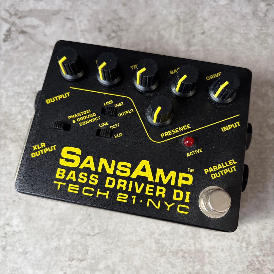 美品 TECH21 サンズアンプ SansAmp BASS D DI