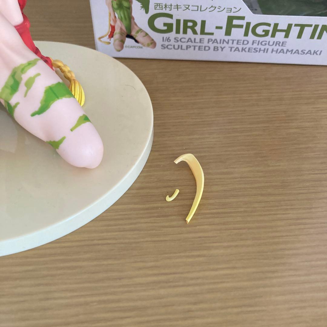 CAPCOM キャミィ 1/6スケールフィギュア　前髪が折れています。