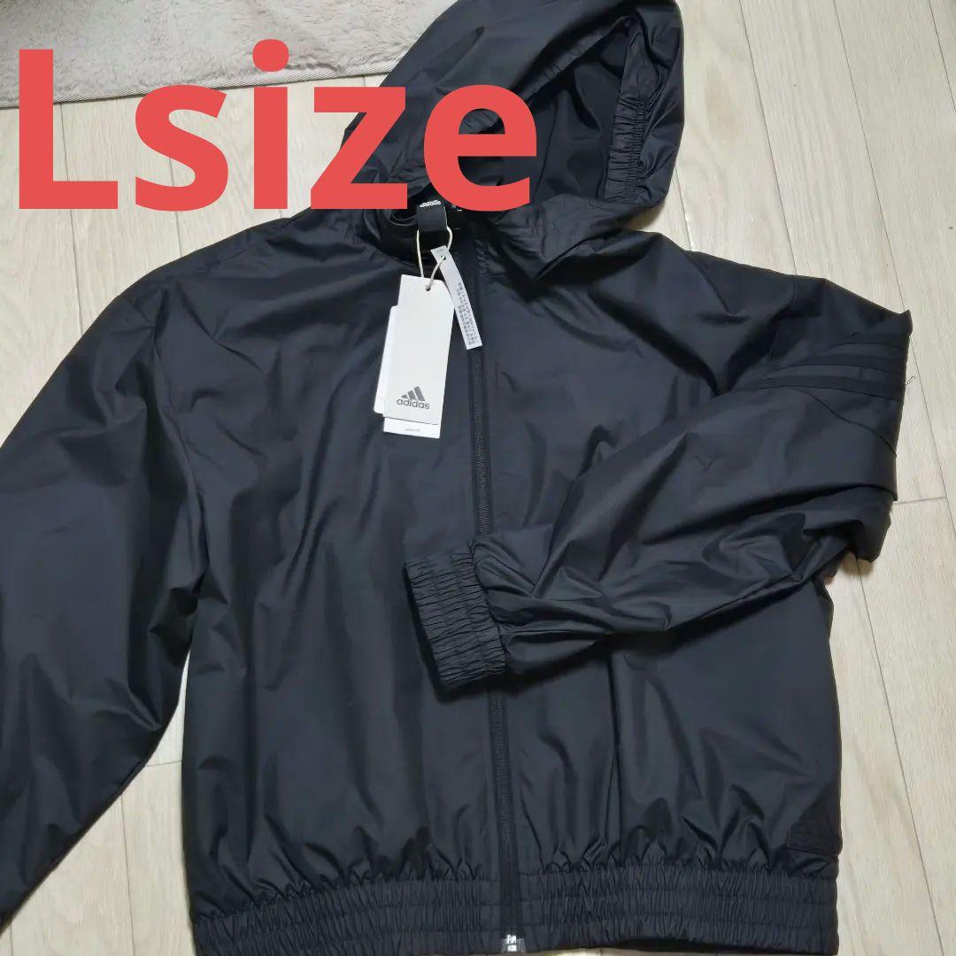 【新品】adidas レディース ウインドジャケット ウーブンジャケット 黒　L