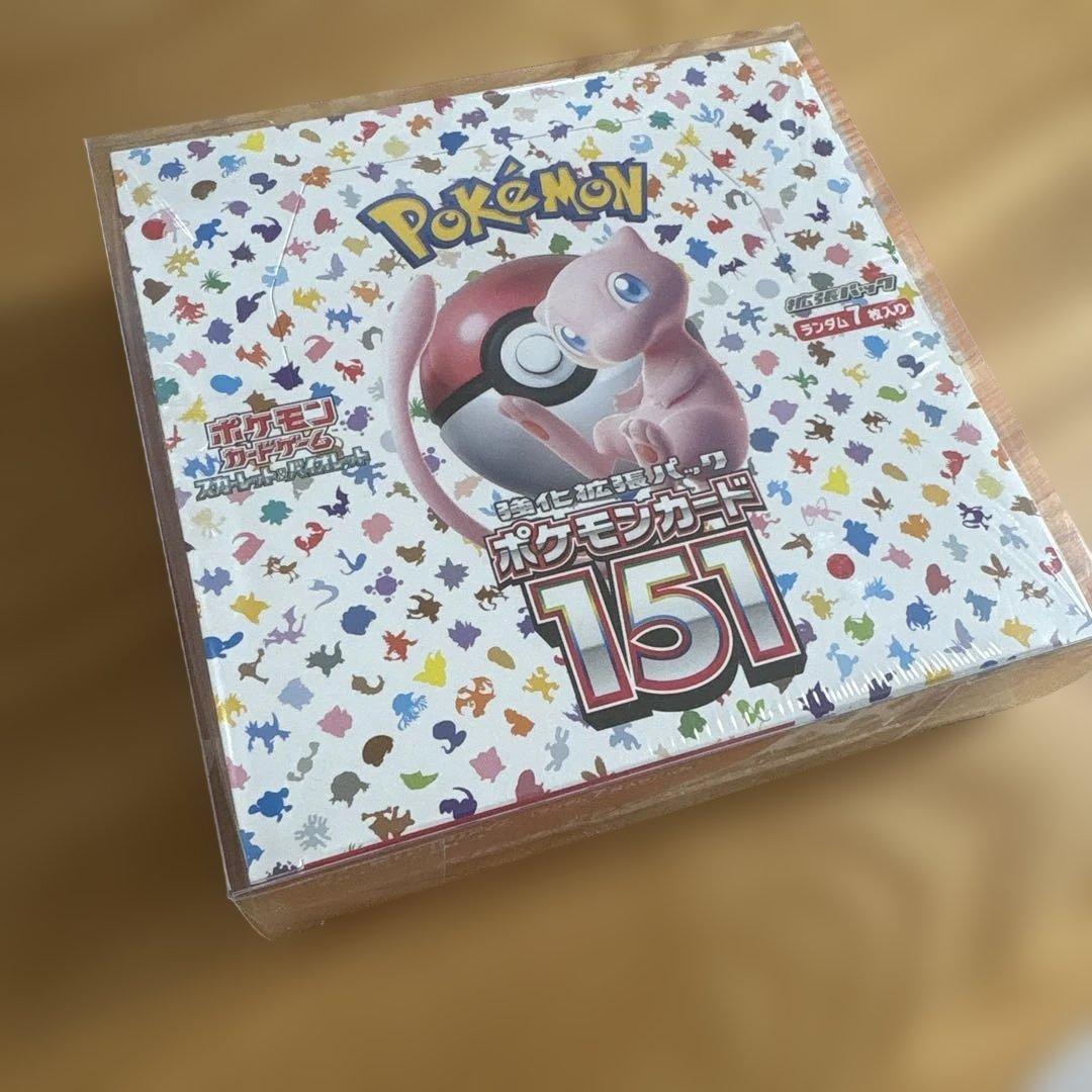 【未開封】151 BOX ポケカ 拡張パック シュリンク有
