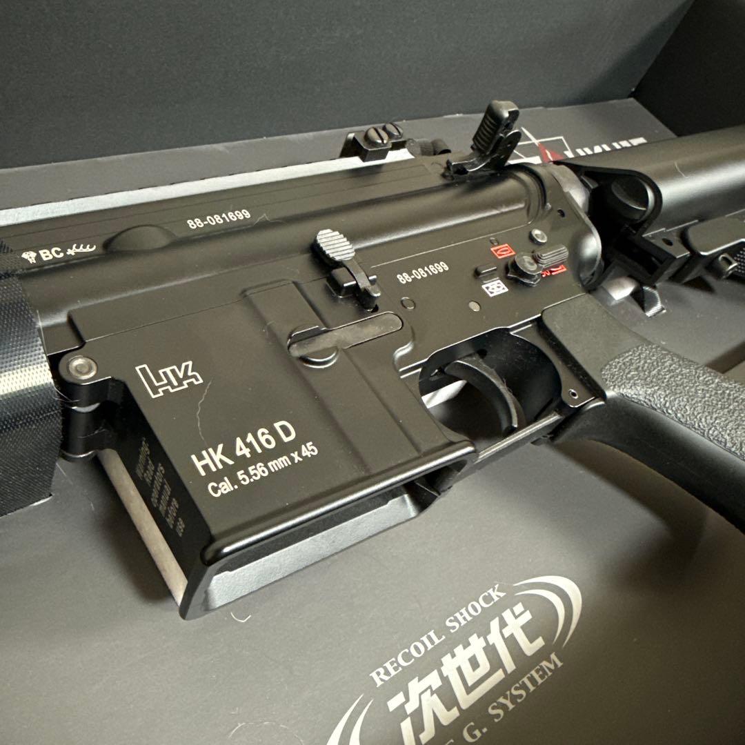【美品】次世代電動ガン HK416 デルタカスタム ブラック 東京マルイ