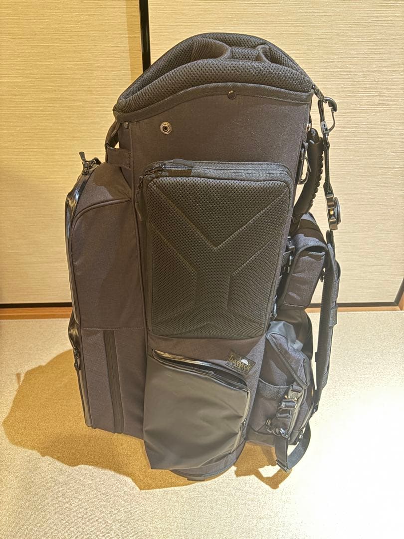 bagjack golf キャディバッグ　ブラック　カートバッグ