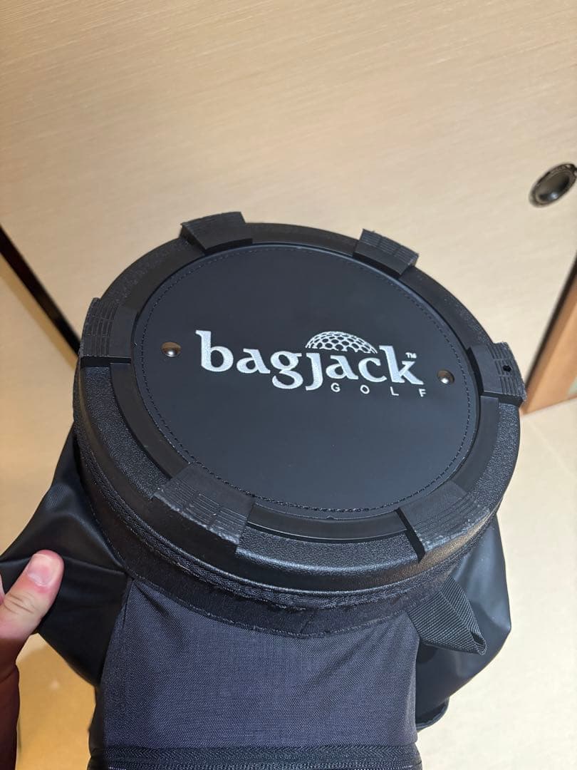 bagjack golf キャディバッグ　ブラック　カートバッグ