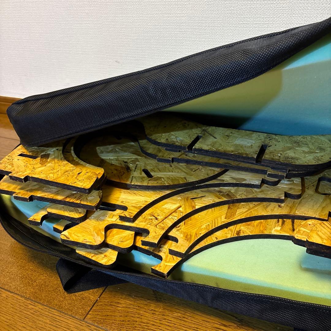 OSBボード 円形テーブル 約75cm ドーナツ テーブル✨