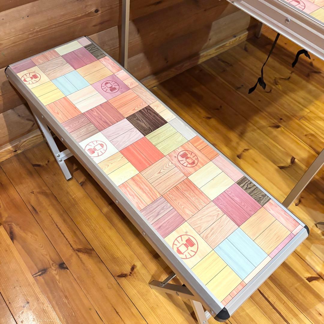 【美品】Coleman ナチュラルモザイク ファミリーリビングセットプラス