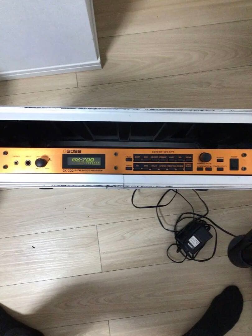 美品ギターエフェクターBOSSGX700、フットコントロールペダルの完全セット