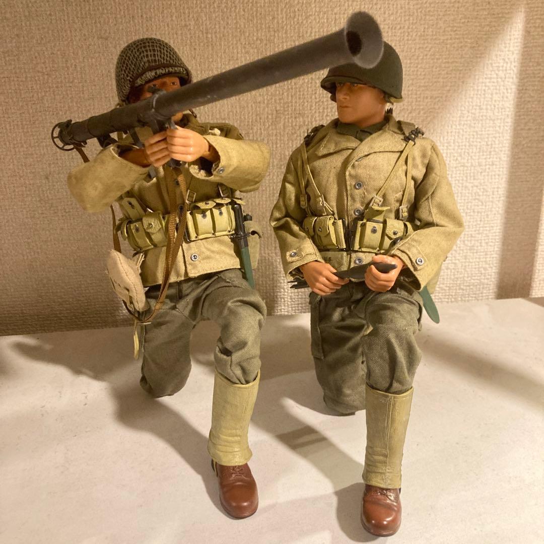 ドラゴンモデルズ製米陸軍第4歩兵師団　バズーカチーム2体セット(箱無し訳あり品)