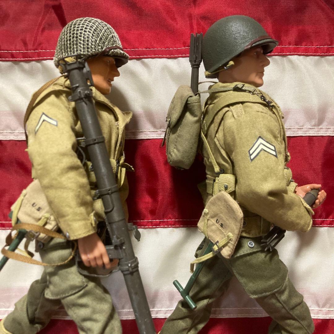 ドラゴンモデルズ製米陸軍第4歩兵師団　バズーカチーム2体セット(箱無し訳あり品)