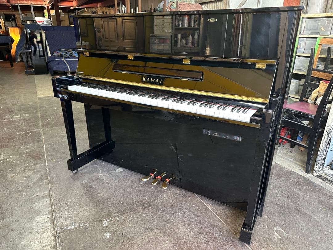 【美品】KAWAI KU-10AT 消音　サイレント　アップライトピアノ