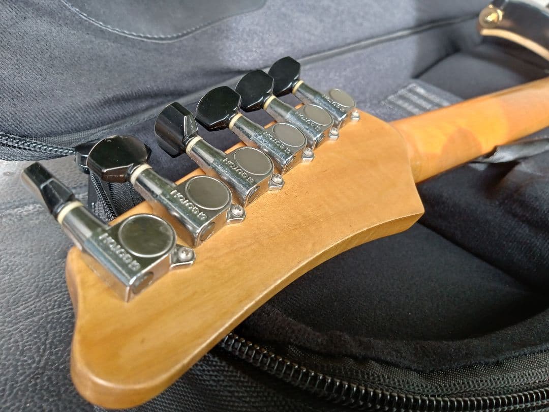 ９０年代　純国産　レア！　フレイムメイプル エレキギター　中信楽器製造