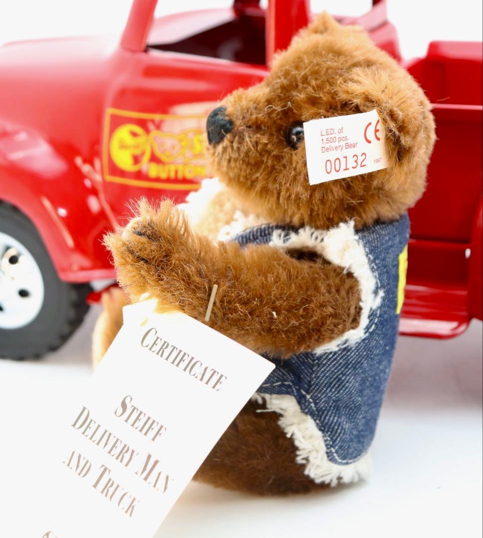 Steiff デリバリーマンとトラック U.S.A.1997年限定発売 新品