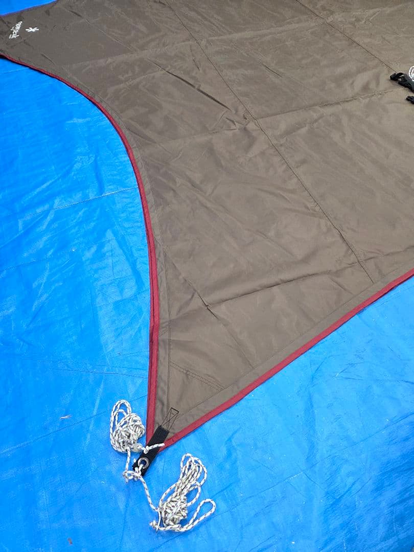 【美品】 peak コネクトタープヘキサ グレー FES-265