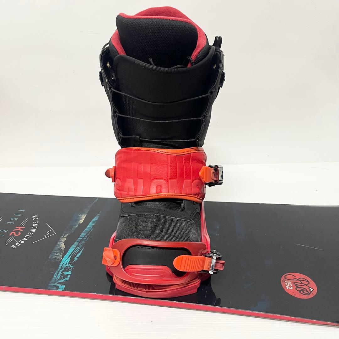 SALOMON スノボセット　K2 サロモン　スノーボード バイン　ブーツ　美品