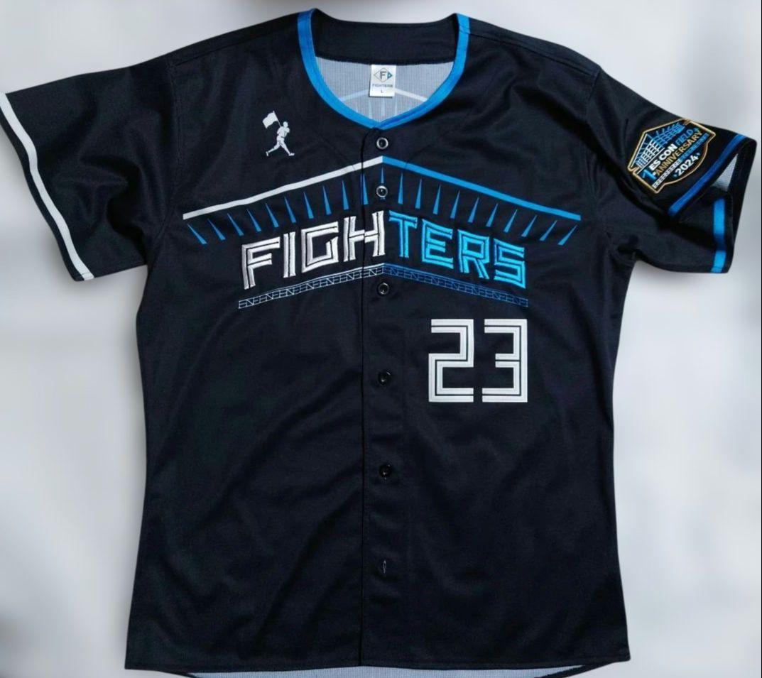 ファイターズ　エスコンユニフォーム　伏見 寅威　サイズL