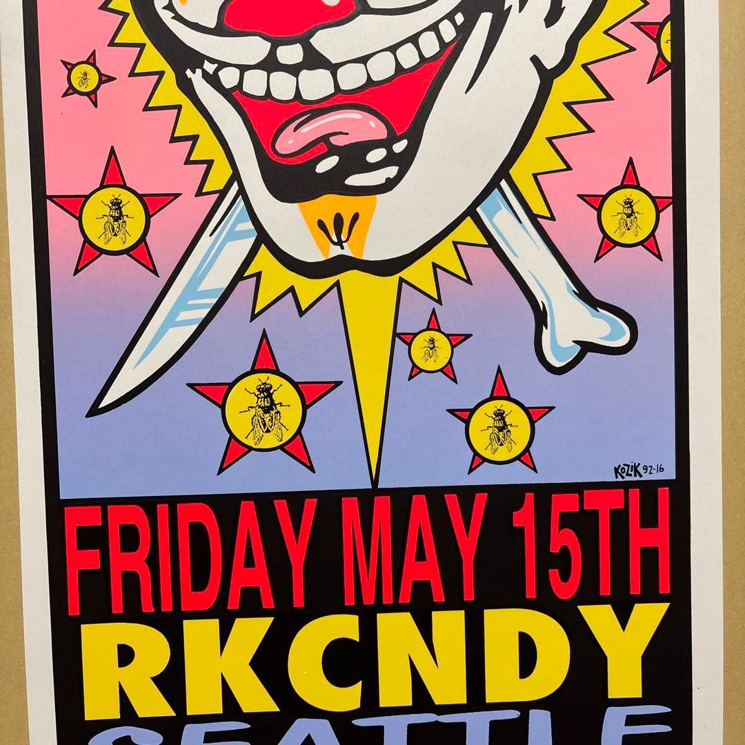 KOZIK TREE PEOPLE シルクスクリーンポスター