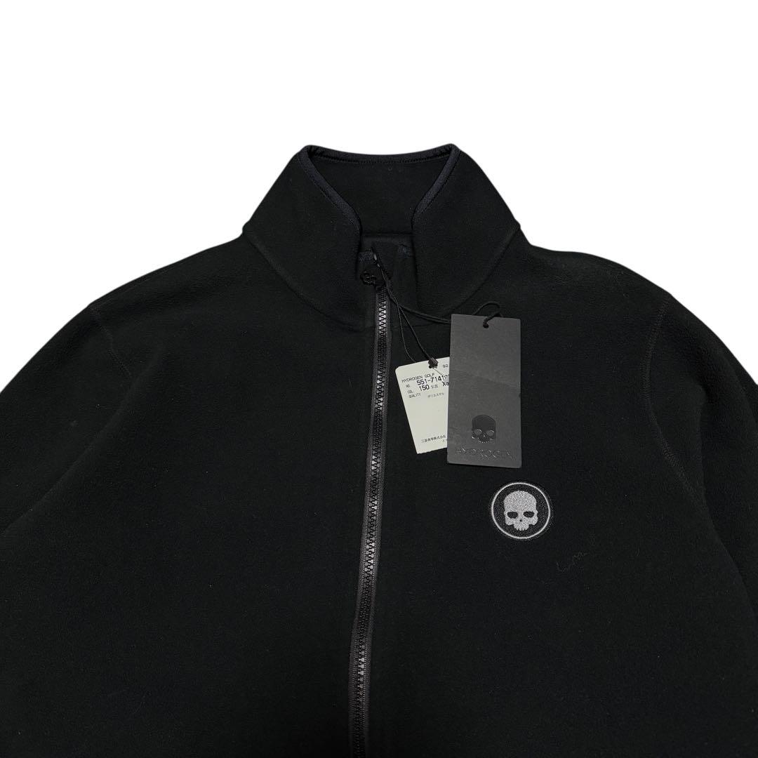 HYDROGEN GOLF フリース ジップジャケット ブラック メンズ XS