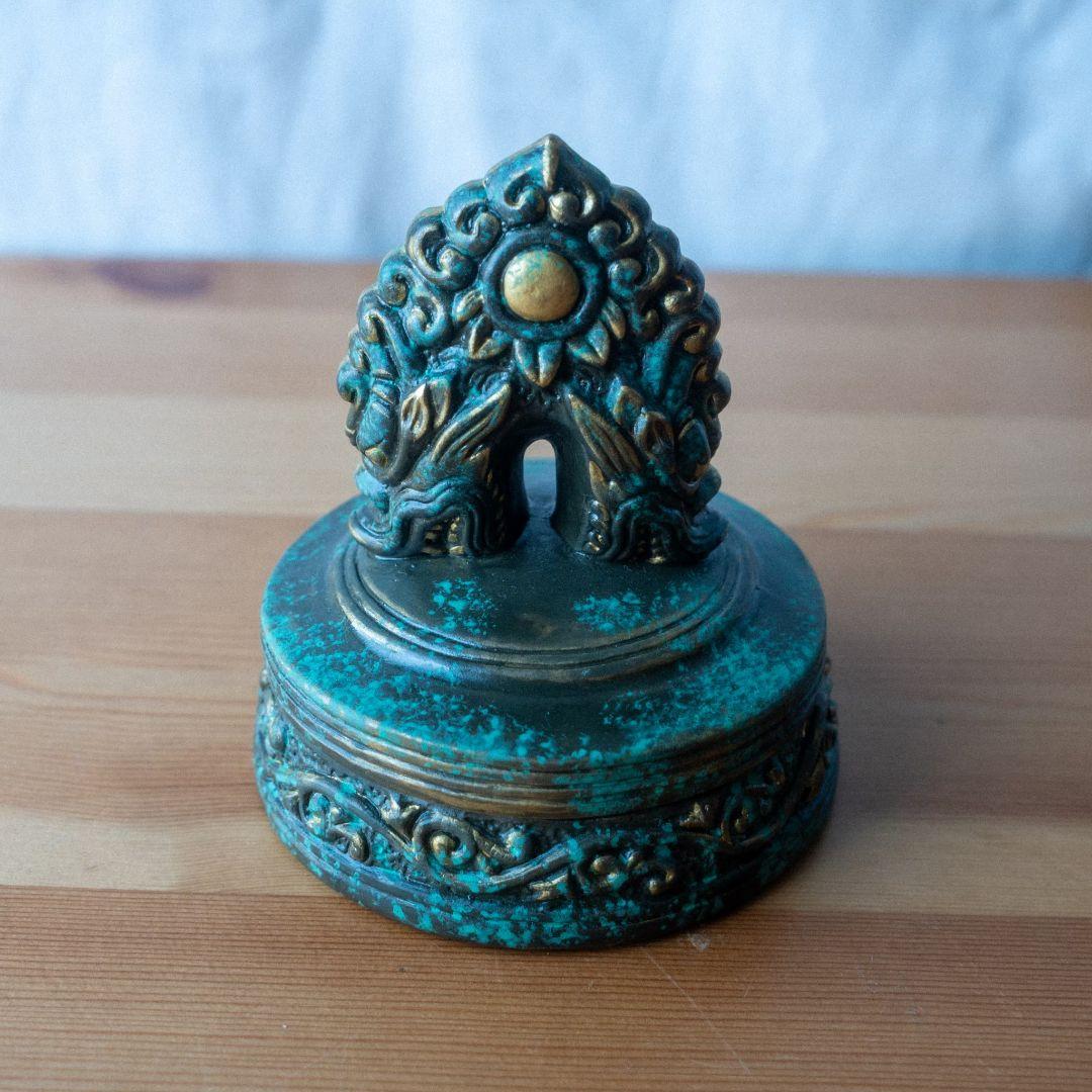 香合 梵鐘 竜頭 源造作