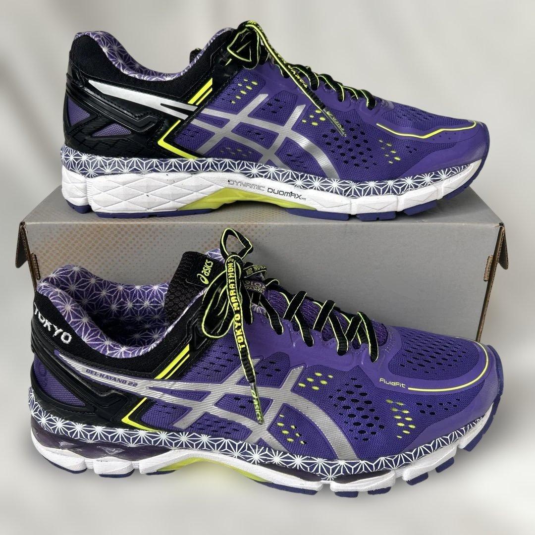 asics 東京マラソン10周年モデル ランニングシューズ27.0cm 紫