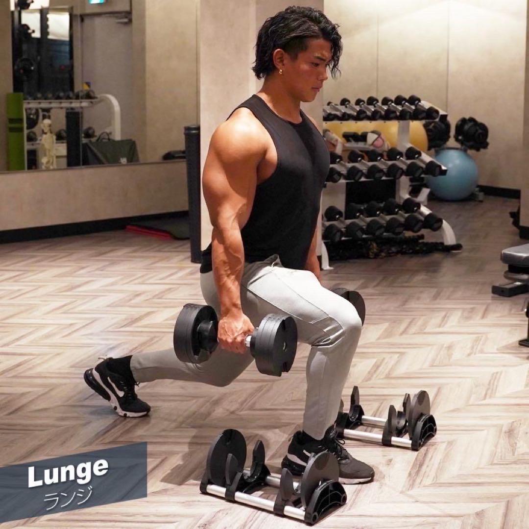 【新品】フレックスベル 32kg ２個セット 可変式ダンベル nuobell 黒