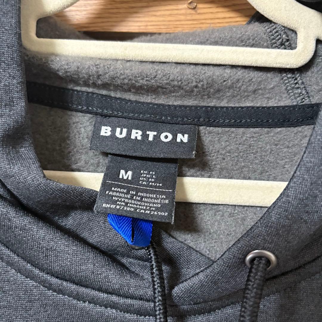 BURTON ブラック 撥水パーカー　Mサイズ