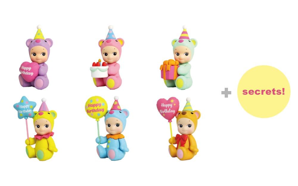 新品 未開封 ソニーエンジェル バースデーギフト ベア 5個　レア　フィギュア