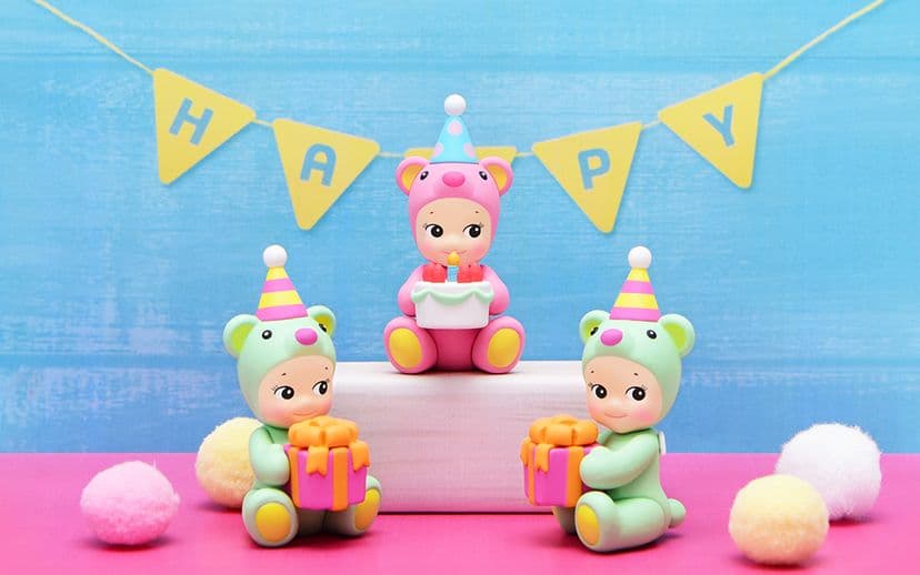 新品 未開封 ソニーエンジェル バースデーギフト ベア 5個　レア　フィギュア