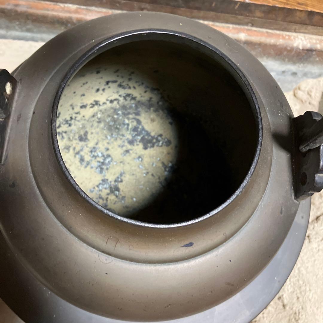 R★骨董　とても大きなやかん　鋳物？銅器　茶道　茶道具