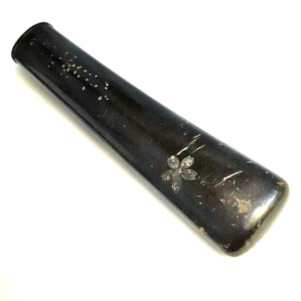 短刀用拵　外装　鞘と柄のみ　合口拵　牡丹に蝶