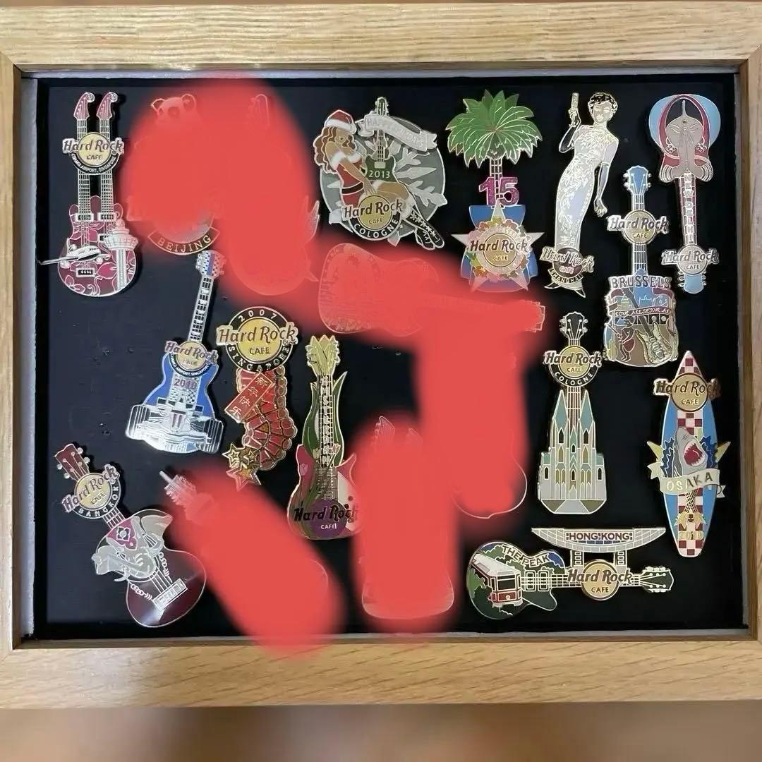 最終値下げ　ハードロックカフェ　ピンズ　13個セット　バラ売り可