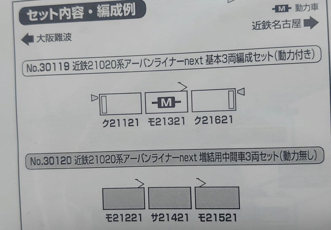 プロ標識灯HG化 近鉄 21020系 アーバンライナーnext