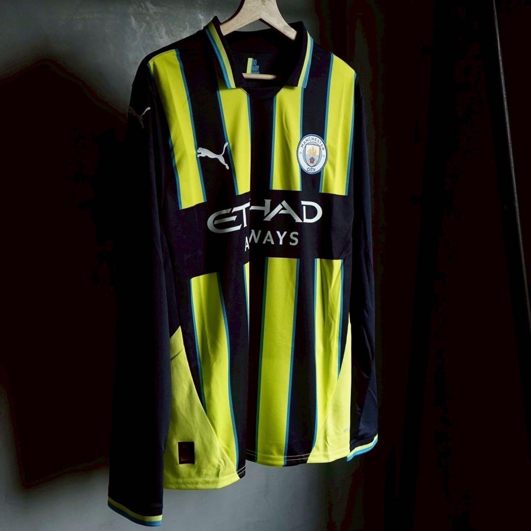 マンチェスター・シティ 24/25 ユニフォーム アウェイ 長袖 正規品 L