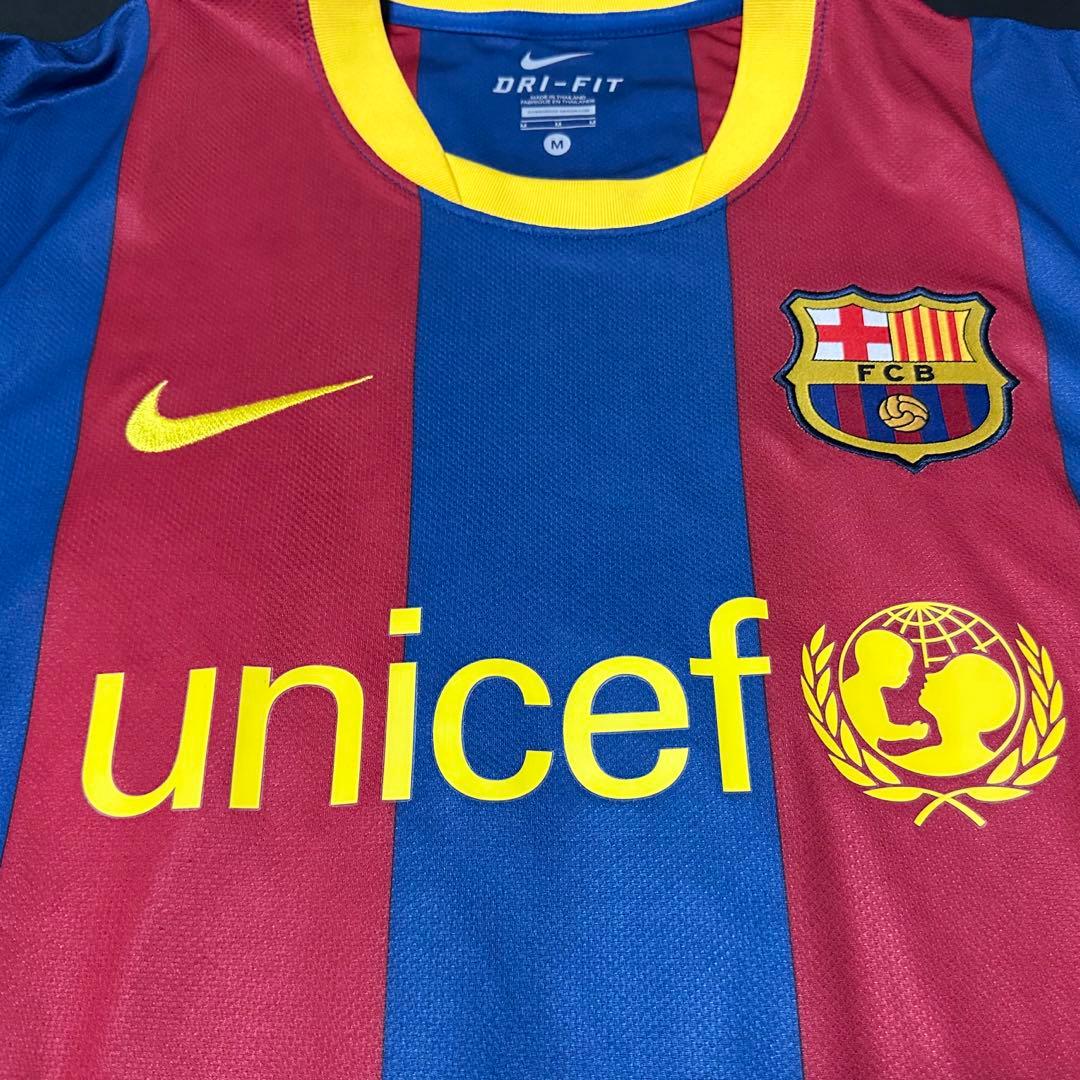 【極美品／正規品】FCバルセロナ 10/11 ホーム 8 イニエスタ日本Lサイズ