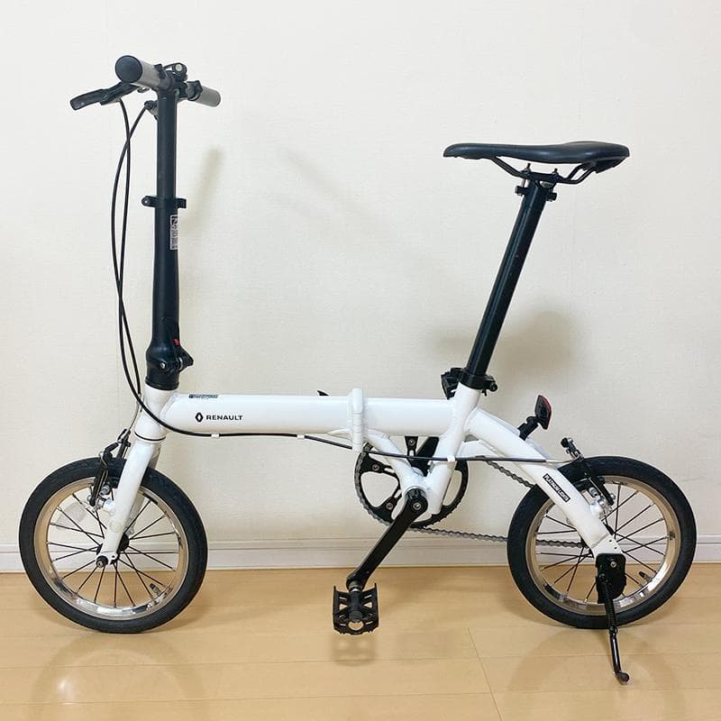 【送料無料・美品】ルノー プラチナライト6 軽量 コンパクト 折りたたみ自転車