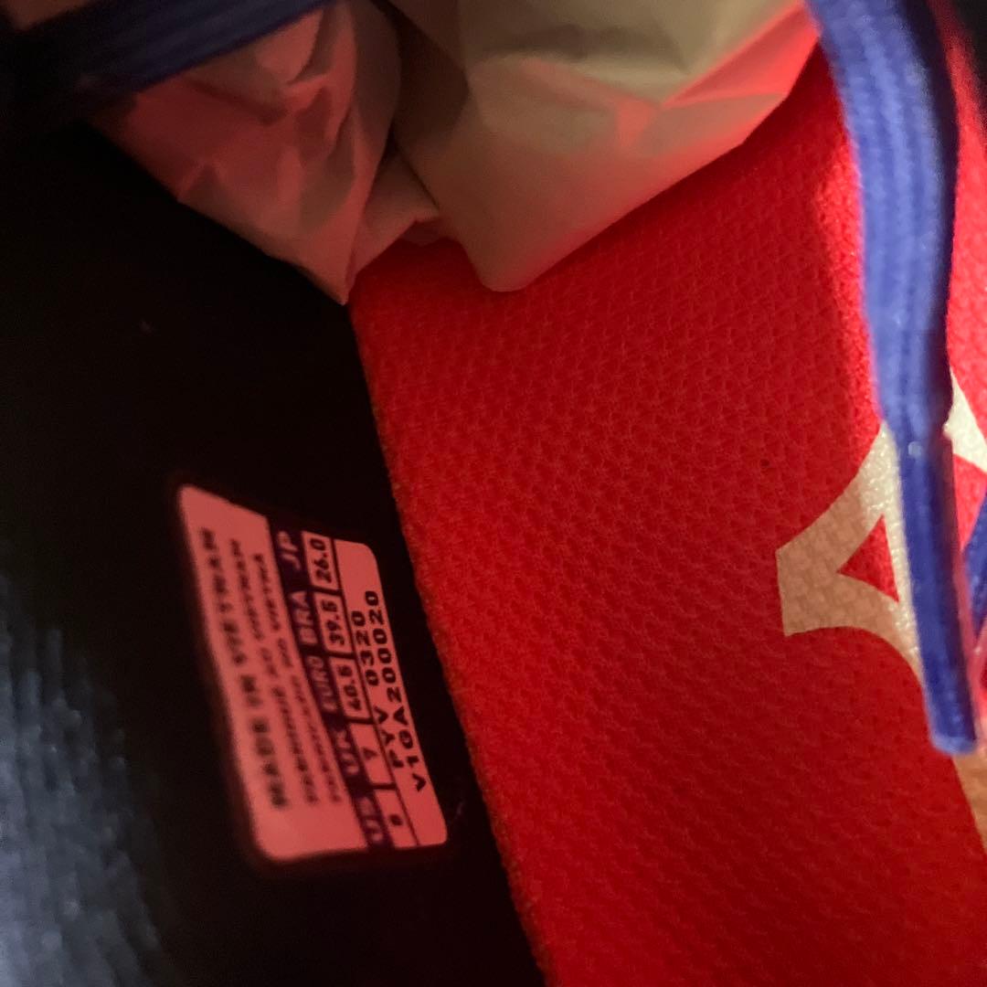 ミズノ　バレーボールシューズ　ウエーブライトニングZ６26.0cm 青