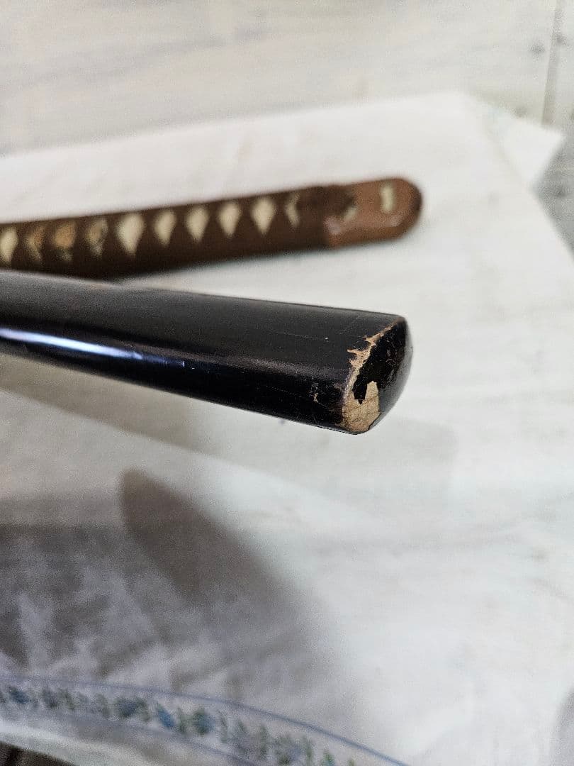 日本刀 鞘 刀装具 鍔 切羽 柄 実物 当時物 武具 拵 ハバキ 打刀 太刀