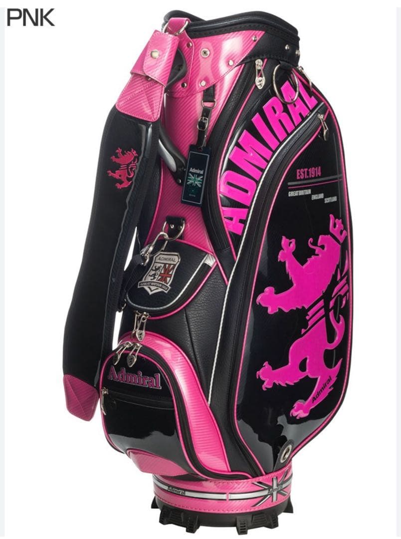 ADMRIAL キャディバッグ 2018年モデル 黒・ピンク