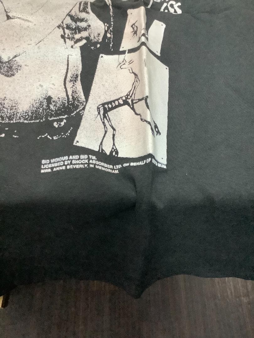 新品 Sid Vicious 90s ヴィンテージグラフィックTシャツ ブラック