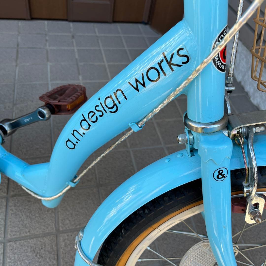 ai design WORKS 子供用自転車 水色