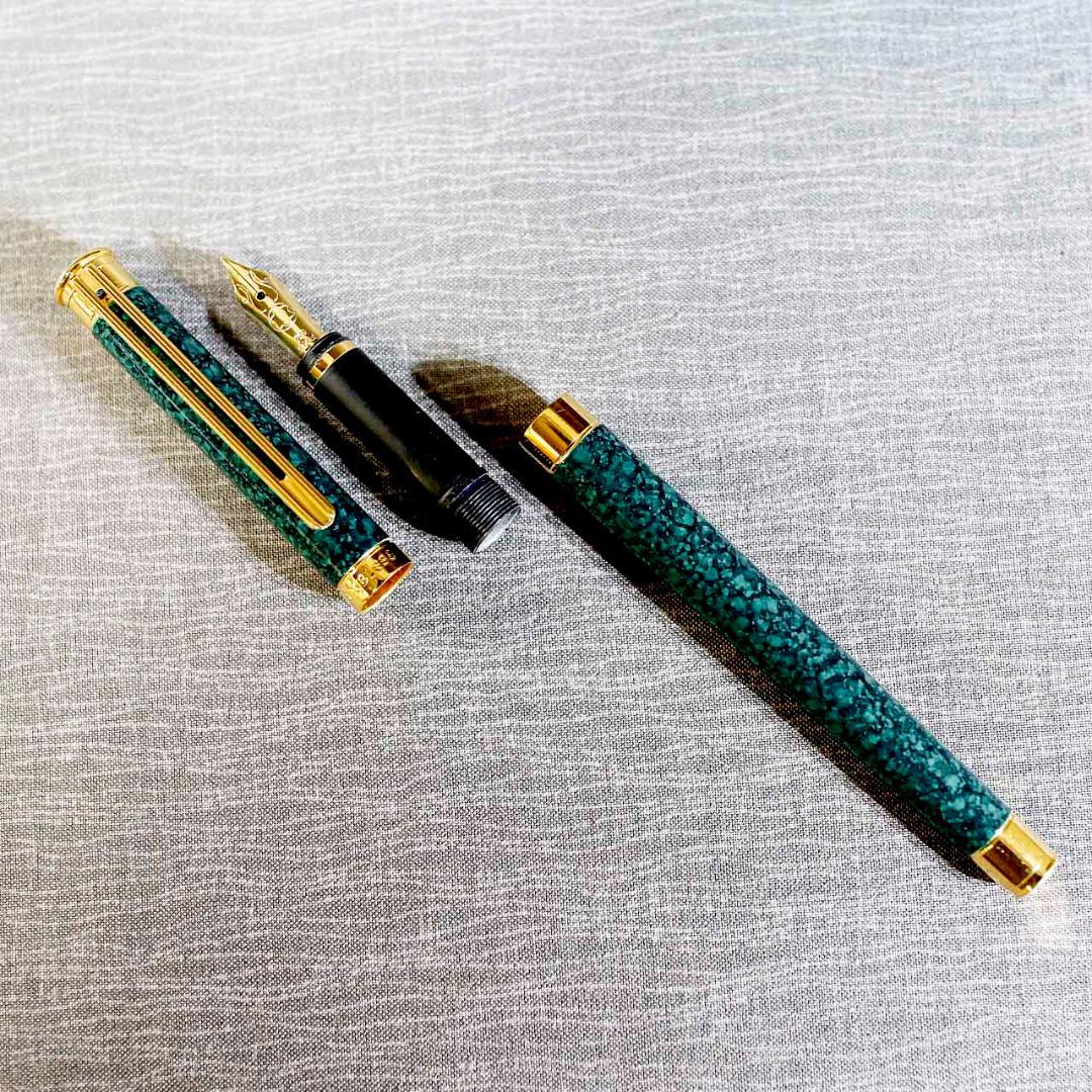 【送料込み】モンブラン 万年筆 ノブレス グリーンマーブル