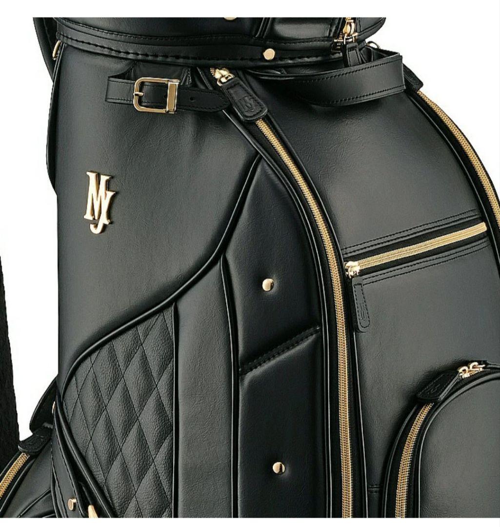 MAJESTY 天然牛革 キャディバッグ ブラック