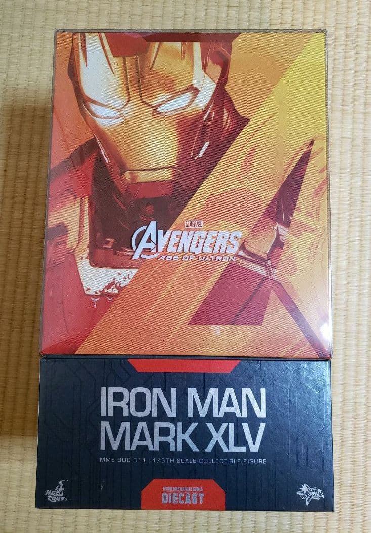 【新品未使用】ホットトイズ　アイアンマン　マーク45　アベンジャーズ　1/6