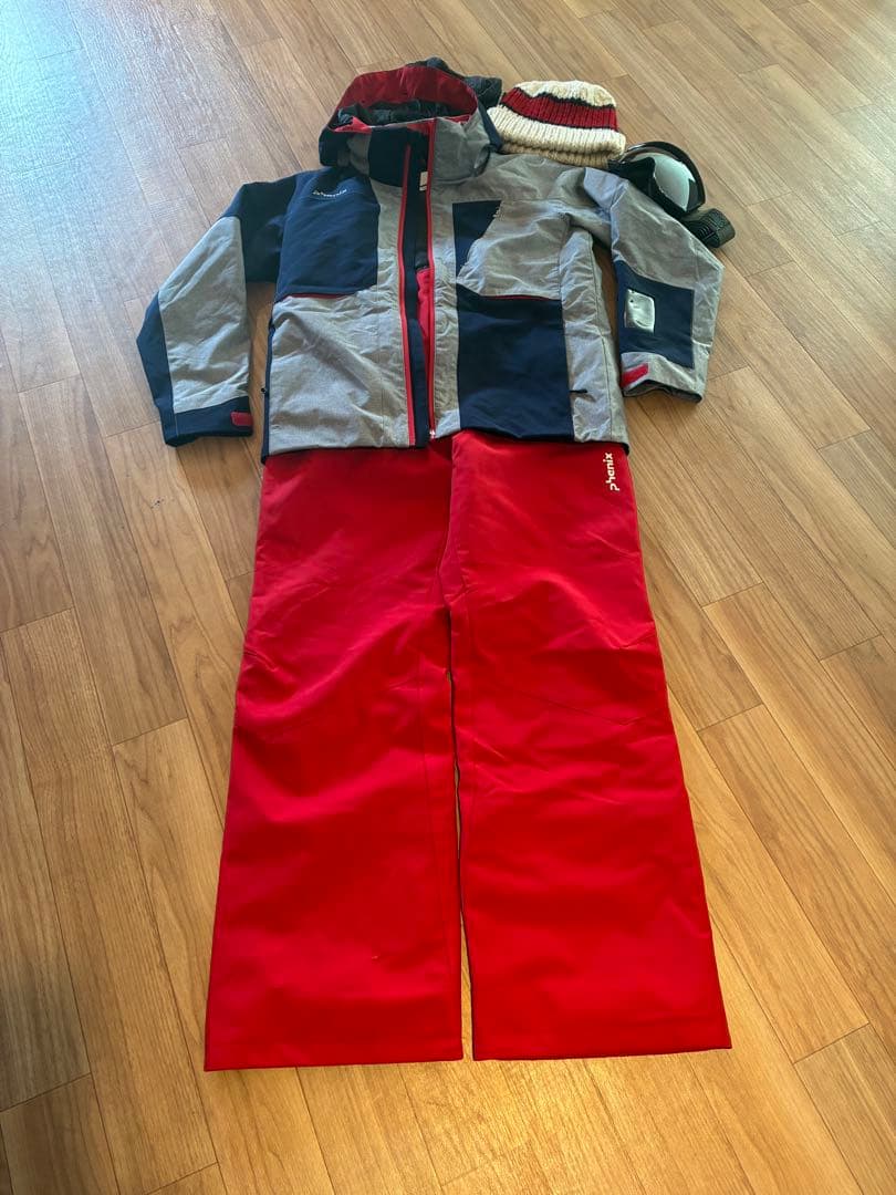 Phenix（フェニックス）スキーウェア 160 ゴーグル他セット