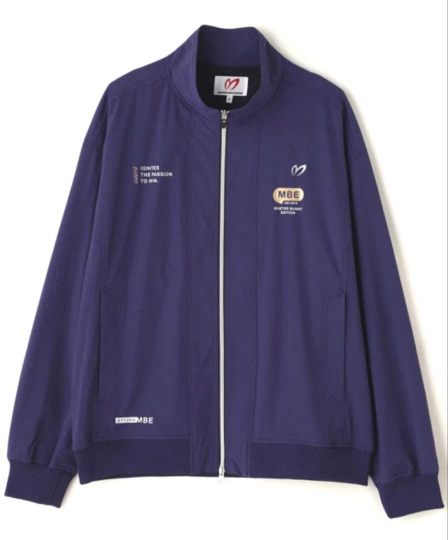 新品 マスターバニー ナイロンドビーストレッチCORDURAブルゾン(5)L/青