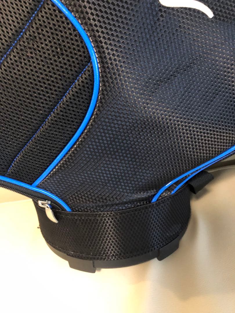 【送料込み】美品　リビエラ　キャディバッグ　青　黒　ゴルフバッグ