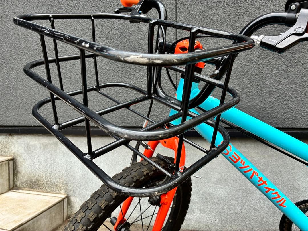 【札幌市受渡し希望】ヨツバサイクル　18インチ　ラムネブルー　室内保管