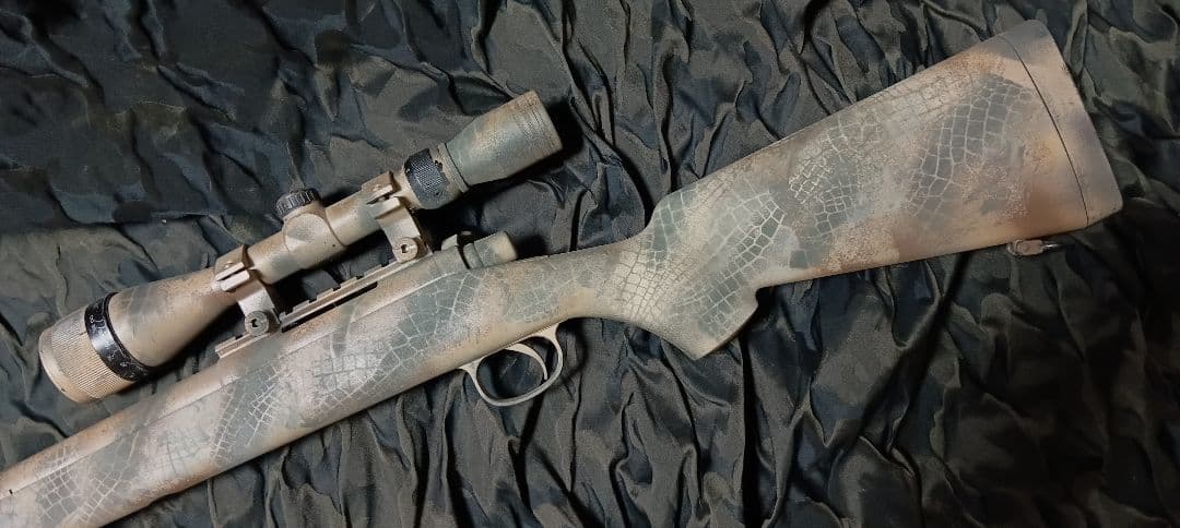 カスタムVSR 迷彩スナイパーライフル スコープ付き 東京マルイ