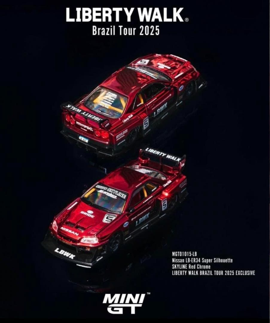 MINIGT LBWK ER34ブラジル限定イベント TSHIRT付きXL