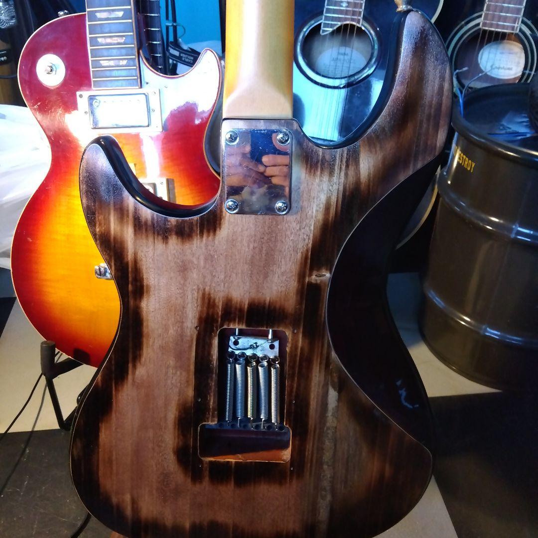 エレキギター ブラウン ！ コンポーネント…値下げ！